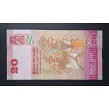 Sri Lanka 20 Rupees 2020 UNC