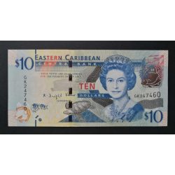 Eastern Caribbean States 10 Dollars 2015 UNC