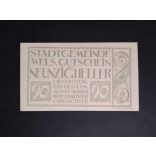 Austria 90 Heller 1921 Unc Wels