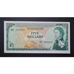 Kelet-karibi Államok 5 Dollar 1965 XF+