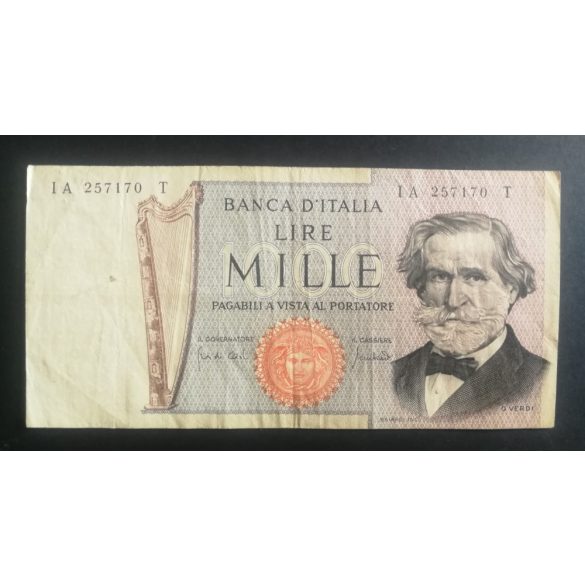 Italy 1000 Lire 1969 F