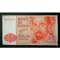 Spain 2000 Pesetas 1980 F