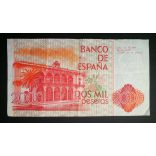 Spain 2000 Pesetas 1980 F