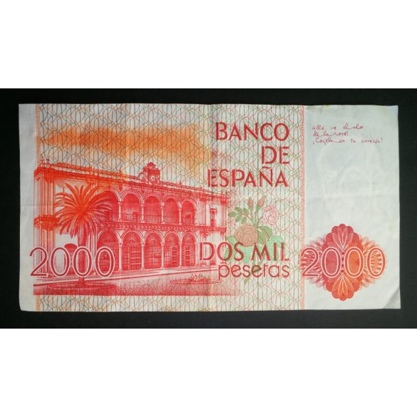 Spain 2000 Pesetas 1980 F