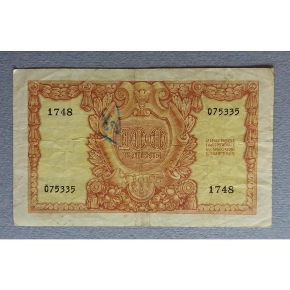 Italy 100 Lire 1951 F