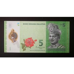 Malaysia 5 Ringgit 2021 UNC