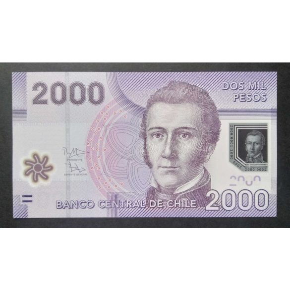 Chile 2000 Pesos 2016 Unc 