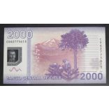 Chile 2000 Pesos 2016 Unc 