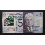 Scotland 5 Pounds Sterling 2015 UNC