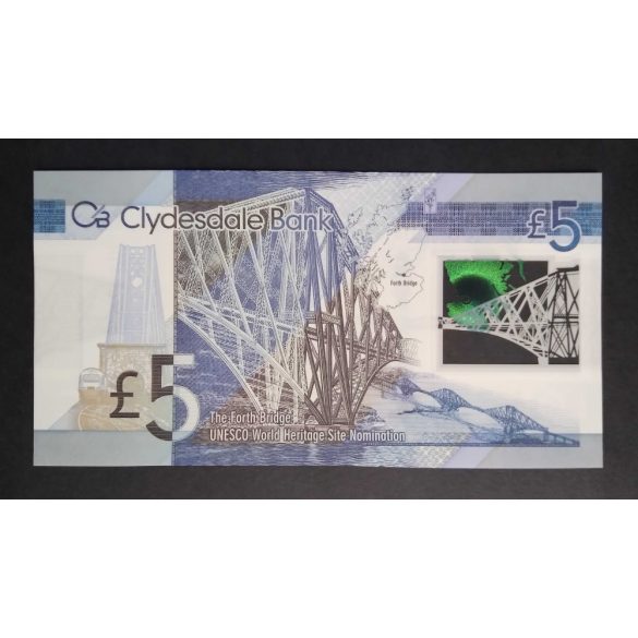 Scotland 5 Pounds Sterling 2015 UNC