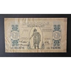 Netherlands Indies 2.5 Gulden 1940 F+