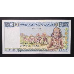 Dzsibuti 2000 Francs 2008 UNC 