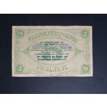 Németország Frankfurt an der Oder 5 Mark 1918 VF 