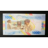 Közép-Afrikai Államok 1000 Francs 2022 UNC 