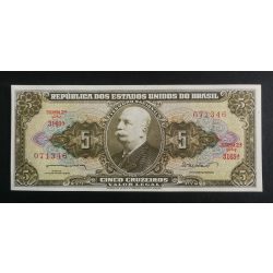 Brazilia 5 Cruzeiros 1962 Unc