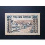 Austria 20 Heller 1920 Unc Sigil des Markth Aigen