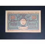 Austria 20 Heller 1920 Unc Sigil des Markth Aigen