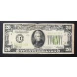 USA 20 Dollars 1934 F