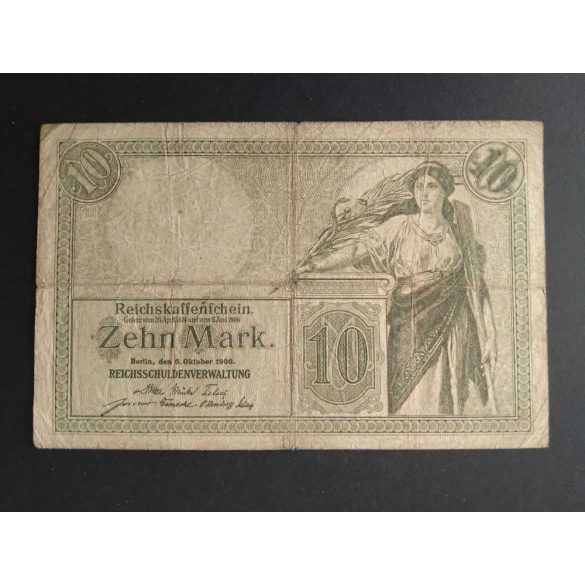 Germany 10 Mark 1906 F