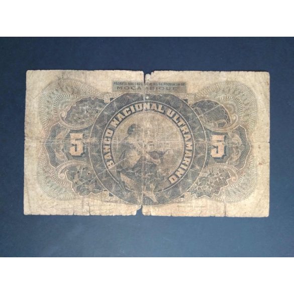 Mozambique 5 Escudos 1941 VG