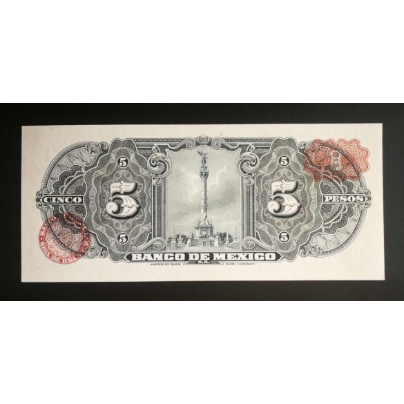 Mexikó 5 Pesos 1963 UNC