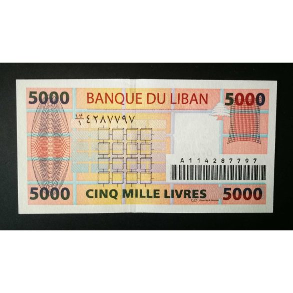 Libanon 5000 Livres 2008 Unc 