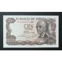 Spain 100 Pesetas 1970 UNC