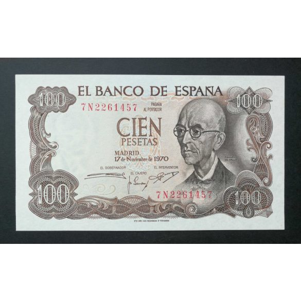 Spain 100 Pesetas 1970 UNC