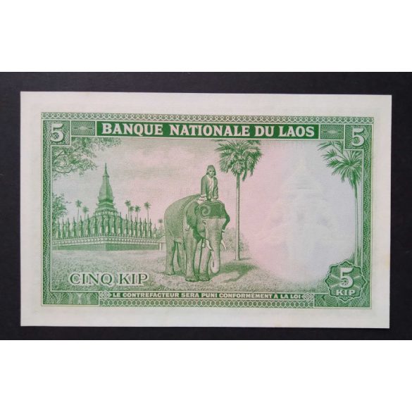 Laosz 5 Kip 1962 UNC