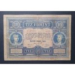 Austria-Hungary 10 Forints 1880 F