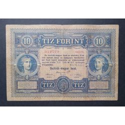 Austria-Hungary 10 Forints 1880 F