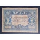 Austria-Hungary 10 Forints 1880 F