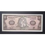 Ecuador 10 Sucres 1988 UNC 