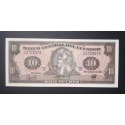 Ecuador 10 Sucres 1988 UNC 