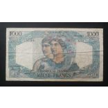 France 1000 Francs 1945 F