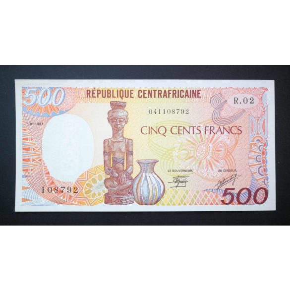 Central African Republic 500 Francs 1987 UNC