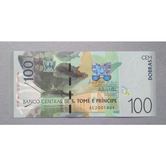 Sao Tome and Principe 100 Dobras 2016 UNC