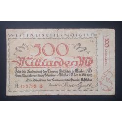 Németország 500 Milliárd Mark Münster 1923 F-