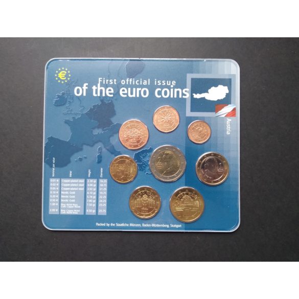 EU Euro set Unc Austria