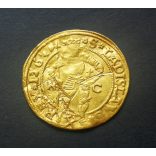 Magyarország I. Ferdinánd (1526-64) Aranyforint 1563 NC Nagybánya H900 Ritka, karcos