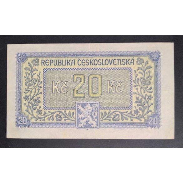 Czechoslovakia 20 Korun 1945 VF