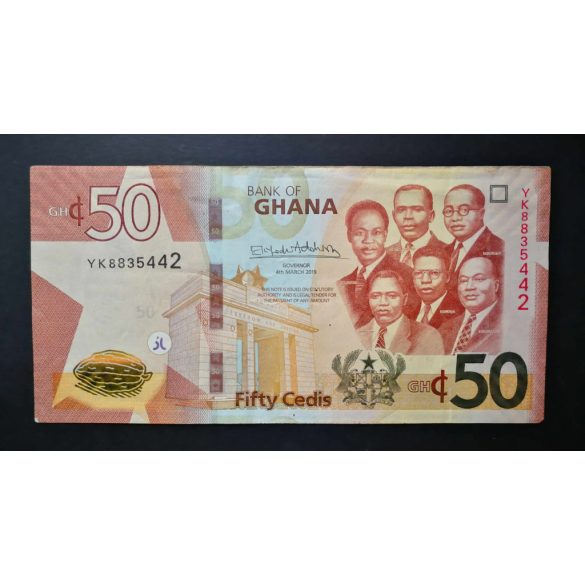 Ghana 50 Cedis 2019 VF