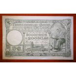 Belgium 1000 Francs/200 Belgas 1942 VF+