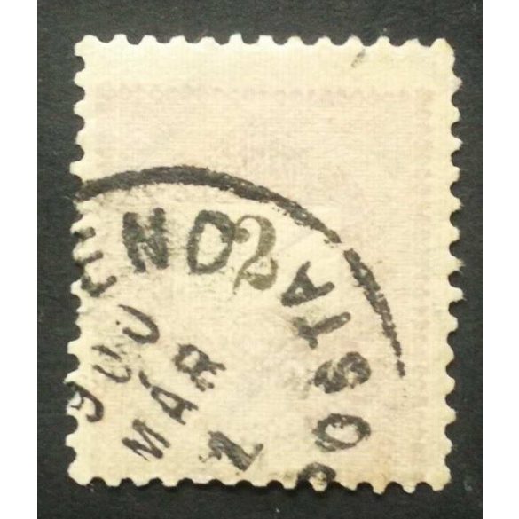 Hungary 1898 Letter, black cipher 2 kr. perf. 12: 11 3/4 (KÖRM)END / (LEVÉL)POSTA used