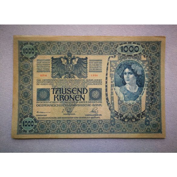 Hungary 1000 Korona 1902 XF+