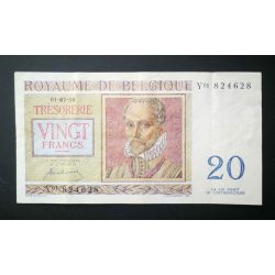 Belgium 20 Francs 1950 VF