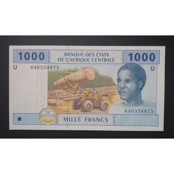 Közép-Afrikai Államok Kamerun 1000 Francs 2010-2016 UNC 