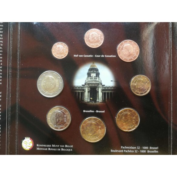 BENELUX államok 25 db-os euro szett 2009 UNC díszcsomagolásban