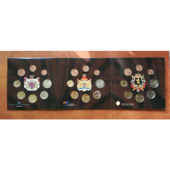 BENELUX államok 25 db-os euro szett 2009 UNC díszcsomagolásban