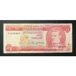 Barbados 1 Dollar 1973 F-